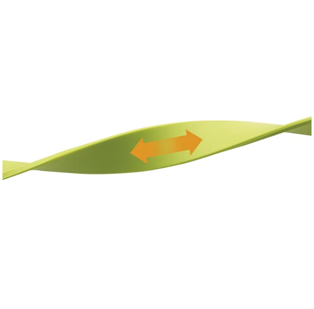 Эластичный поводок с эргономичной ручкой Ferplast Ergoflex GM25/55 Green для собак, 25 мм, 55 см