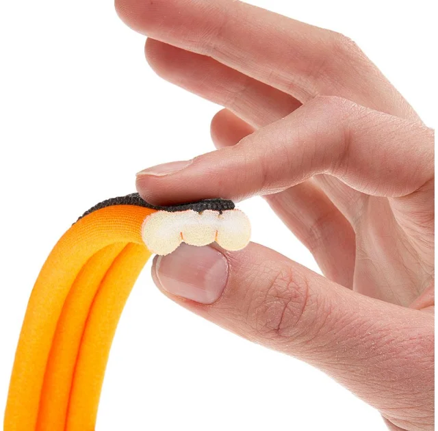 Ошейник на мягкой подкладке Ferplast Ergofluo C25/51 Orange для собак, A: 43÷51 см, B: 25 мм