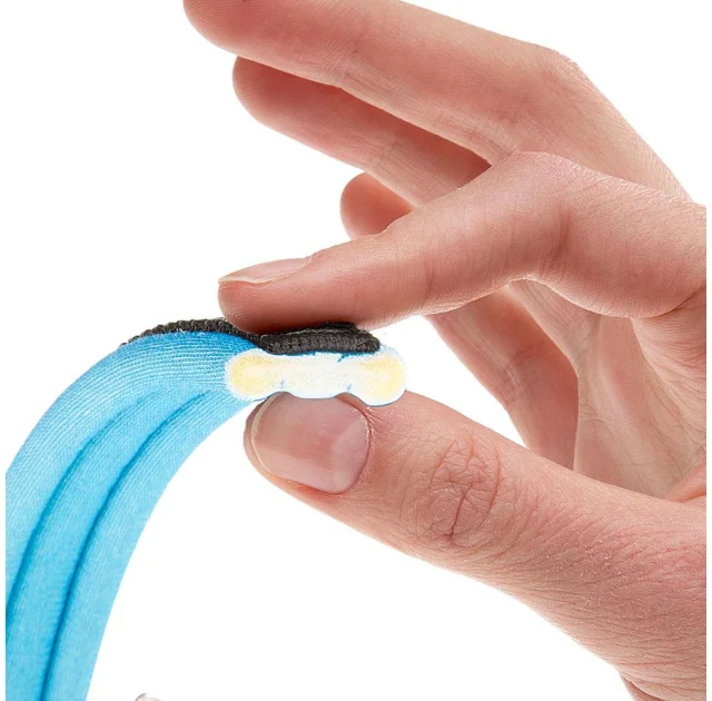 Повідець Ferplast Ergofluo Matic GA15 / 200 блакитний для собак з автоматичним карабіном, 15 мм, 200 см