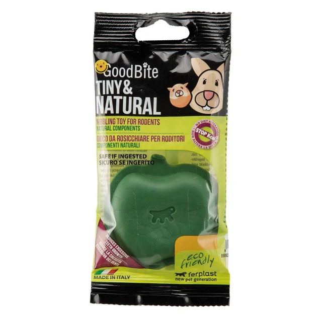 Жувальна іграшка Ferplast Goodb Tin & Nat Bag Apple для гризунів в формі яблука