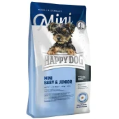 Сухой корм Happy Dog Mini Baby & Junior для щенков мелких пород, от 4 до 12 недель, со вкусом птицы, 4 кг