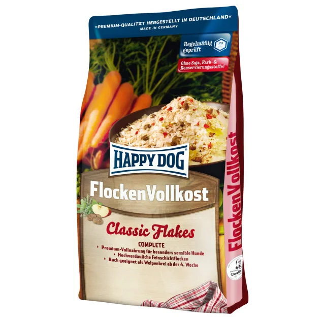 Сухий корм Happy Dog Supreme Sensible Flocken Vollkost для цуценят від 4 тижнів і дорослих собак, 10 кг