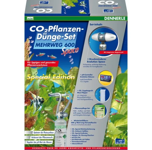 Комплект Dennerle Mehrweg  600 Space Special Edition для удобрения растений CO2