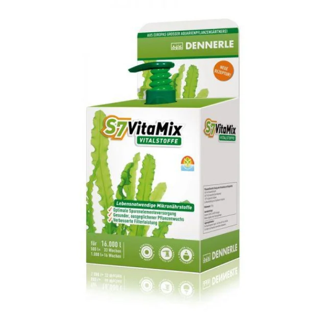 Комплекс важных мультивитаминов и микроэлементов Dennerle S7 VitaMix для аквариумных растений, 500 мл