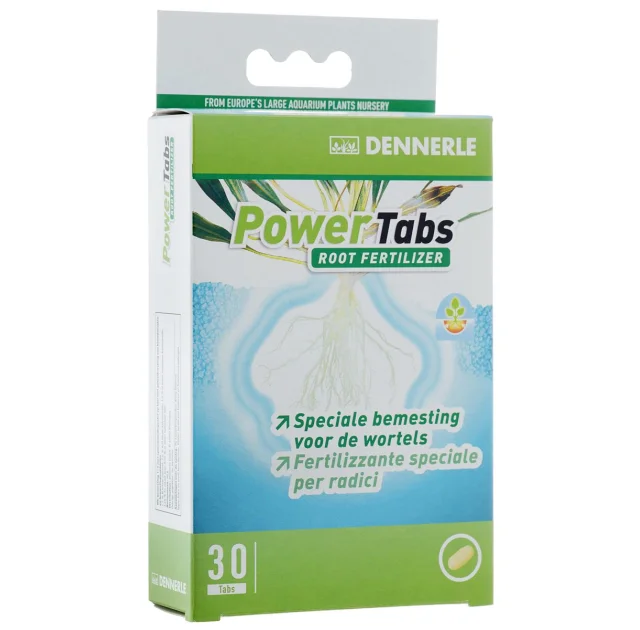 Спеціальне кореневе добриво Dennerle Power Tabs для будь-яких акваріумних рослин, 30 шт