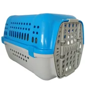 Переноска Animall P 990 для котів і собак, блакитна, 49×35×32.5 см Переноска Animall P 990 для котів і собак, блакитна, 49×35×32.5 см