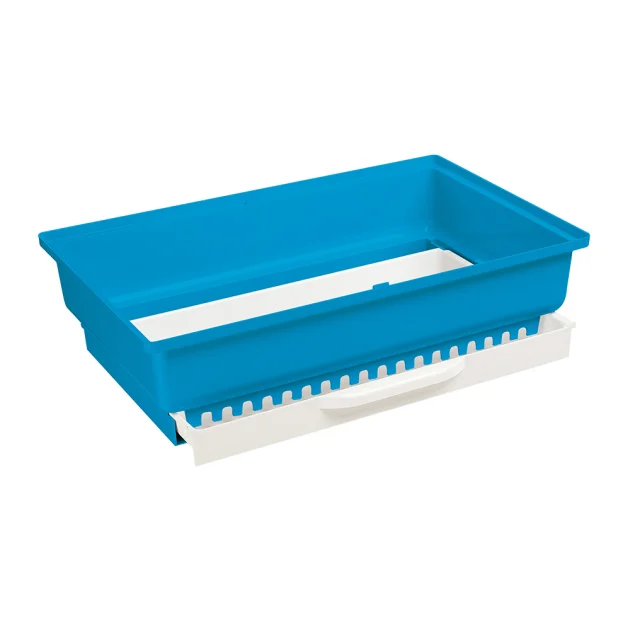Поддон Ferplast Base M15 Light Blue для птичьих клеток, 39,5 x 25 x 11 см