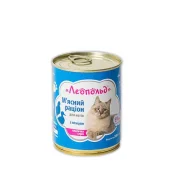 Консерва Леопольд для котов, рацион с птицей, 360 г