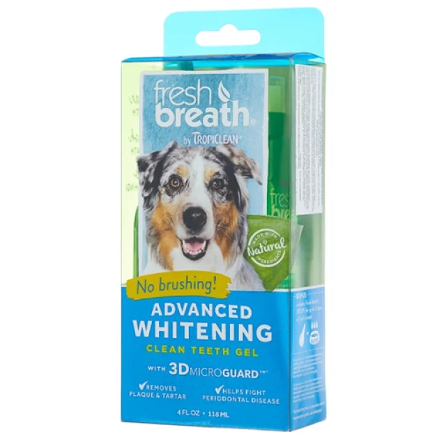 Гель для відбілювання зубів TropiClean Fresh Breath Advanced Whitening Gel для собак, 118 мл