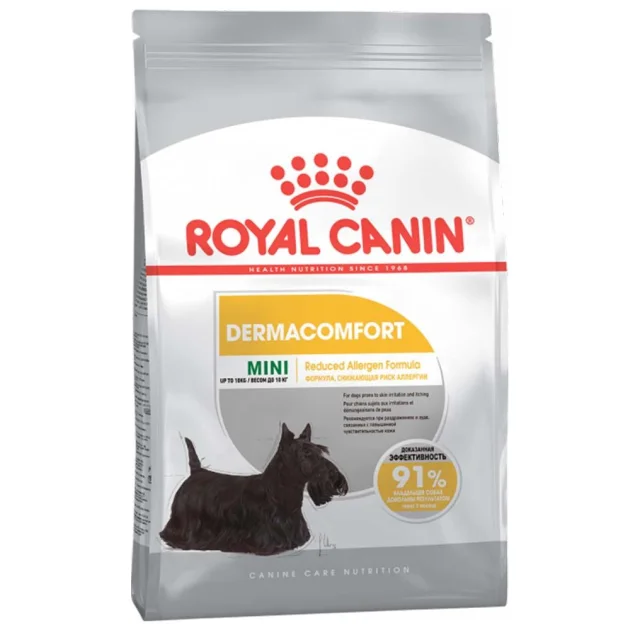 Сухий корм Royal Canin Mini Dermacomfort для собак дрібних порід з чутливою шкірою, 3 кг