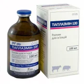 Розчин для ін'єкцій BioTestLab Тіаплазмін-100 при ензоотичну пневмонії, дизентерії для ВРХ, 100 мл