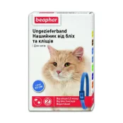 Нашийник Beaphar проти бліх та кліщів для котів, синій, 35 см