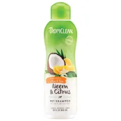 Шампунь TropiClean Neem & Citrus "Ним и Цитрус" обезжиривающий для снятия зуда для собак и котов, 592 мл