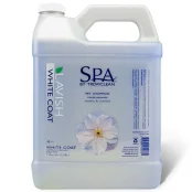Шампунь TropiClean SPA White Coat для белой шерсти для собак и кошек, 3,8 л