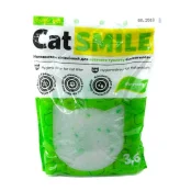 Силикагелевый наполнитель Magic Pet Cat Smile для кошачьих туалетов, с ароматом яблока 3, 6 л (1,8 кг)