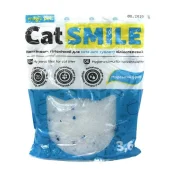 Силикагелевый наполнитель Magic Pet Cat Smile для кошачьих туалетов, с морским ароматом 3, 6 л (1,8 кг)