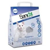 Впитывающий наполнитель Sanicat Hygiene Plus для кошачьих туалетов, 10 л (3, 8 кг)