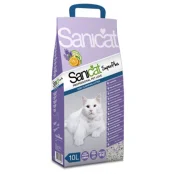 Комкующийся наполнитель Sanicat SuperPlus для кошачьих туалетов с ароматом апельсина и лаванды, 10 л (6,9 кг)