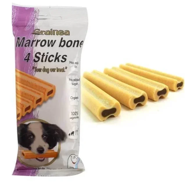 Жевательные палочки Grainea Marrow Bone для собак 180 г, 4 шт