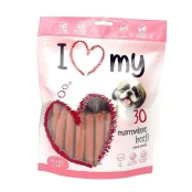 Мясные лакомства I Love My Dog рулетики для щенков и собак, со вкусом говядины 600 г, 30 шт