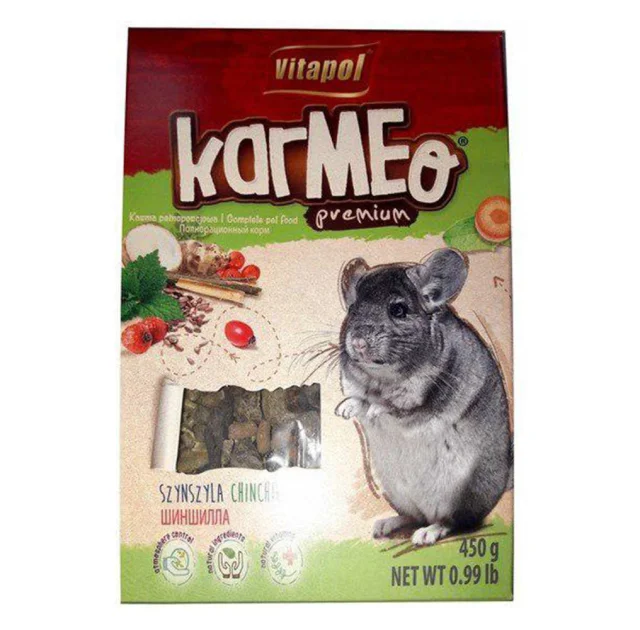 Премиум корм Vitapol Karmeo для шиншилл, 450 г