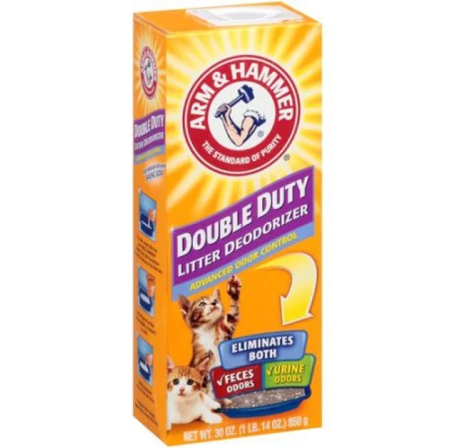 Дезодорант Arm & Hammer Double Duty Cat Litter для котячого туалету у вигляді порошку, подвійна сила, 850 г