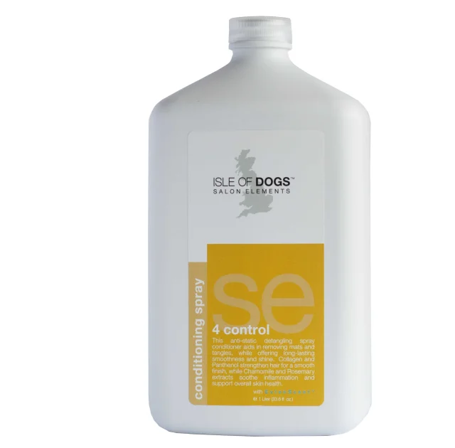 Спрей Isle Of Dogs 4 Control Grooming для укладки для собак, 1 л