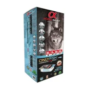 Полувлажный корм Alpha Spirit Semi-moist Only Fish для собак всех пород и возрастов, с рыбой, 9,5 кг x 45