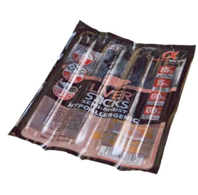 Напіввологі ласощі для собак Alpha Spirit DOG Sticks Beef, палички з яловичиною, 4 шт, 40 г