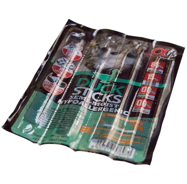 Напіввологі ласощі для собак Alpha Spirit DOG Sticks Duck Chicken, палички з качкою і куркою, 4 шт, 40 г