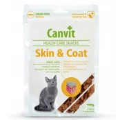 Полувлажное лакомство Canvit Skin and Coat для красоты, здоровья и блеска шерсти для кошек, 100 г