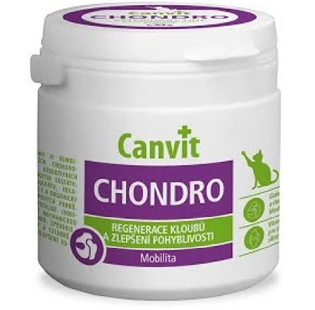 Витаминная добавка Canvit Chondro for Cats для регенерации суставов для кошек, 100 г