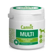 Витаминная добавка Canvit Multi for Dogs для улучшения физической формы у собак, 500 г
