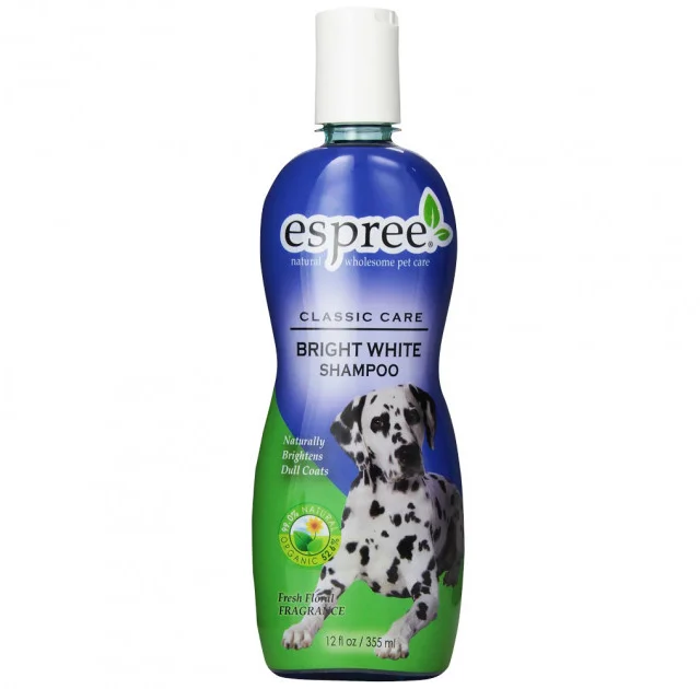 Шампунь Espree Bright White Shampoo для собак білих та світлих забарвлень, 355 мл