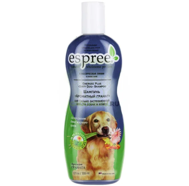 Шампунь Espree Energee Plus Shampoo для дуже забруднених собак, 355 мл