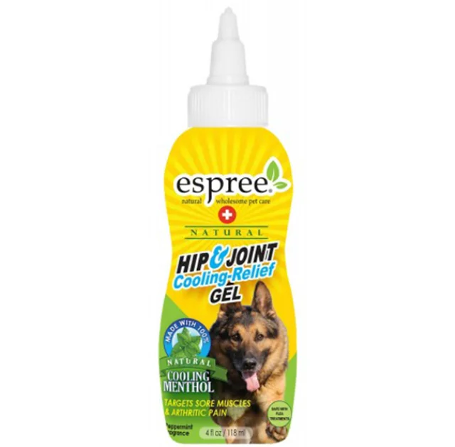 Обезболивающий охлаждающий гель Espree Hip & Joint Cooling Relief Gel для мышц и суставов для собак, 118 мл