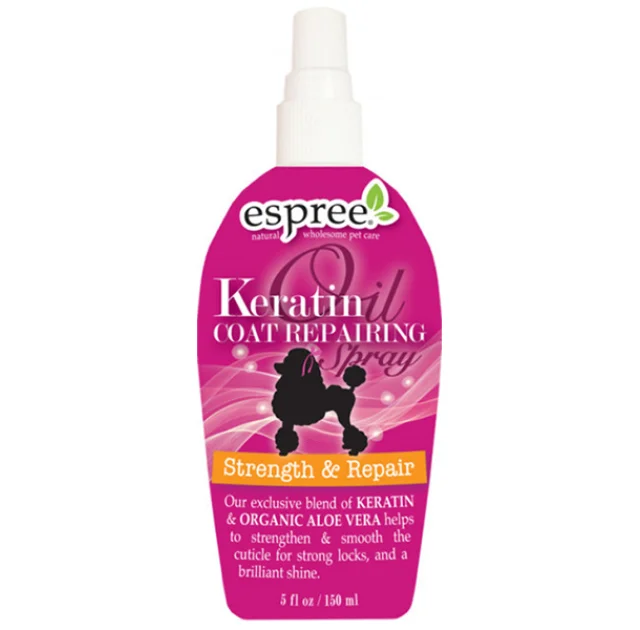 Спрей Espree Keratin Oil Repair Spray для зміцнення і відновлення вовни для собак, з кератином, 150 мл