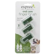 Набор из 3 щеток Espree Oral Care Fingerbrush для ухода за зубами и полостью рта для собак и кошек, 227 г