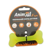 Игрушка AnimAll Fun кость, желтая, 8 см