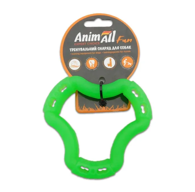 Игрушка AnimAll Fun кольцо 6 сторон, зеленый, 12 см