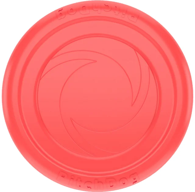 Игровая тарелка PitchDog для апортировки, розовая, диаметр - 24 см