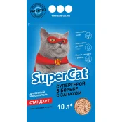 Наполнитель для туалета Super Cat Стандарт 3 кг, синий