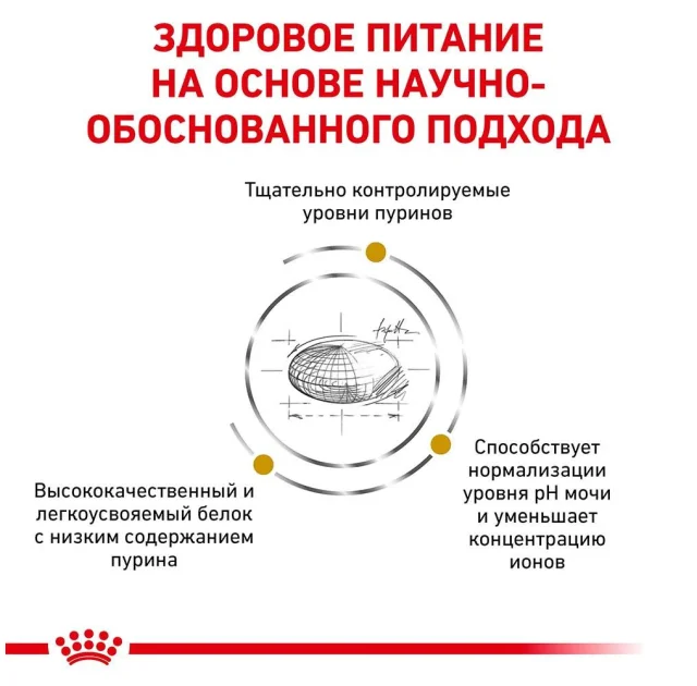 Сухой корм Royal Canin Urinary U/C при лечении мочекаменной болезни у собак, 14 кг