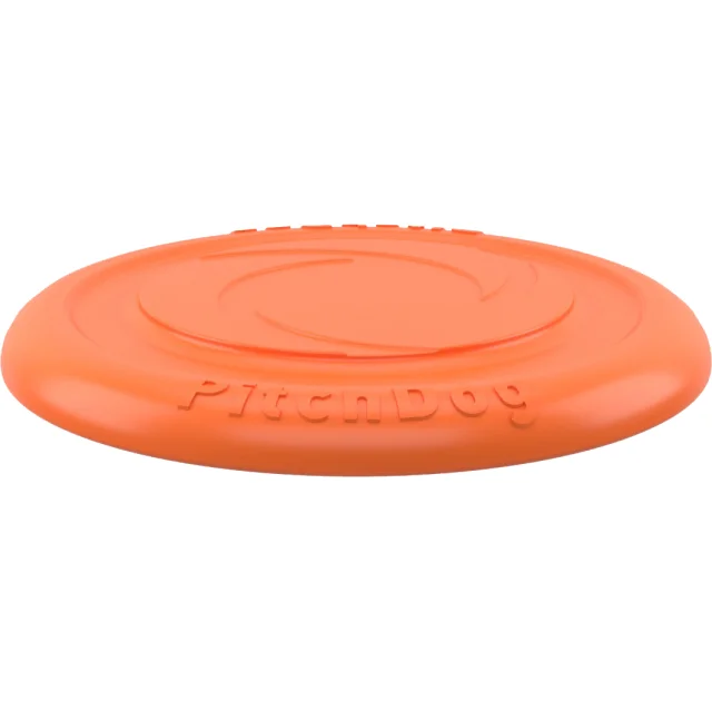 Игровая тарелка PitchDog для апортировки, оранжевая, диаметр - 24 см