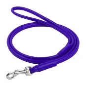 Поводок круглый Waudog Glamour для собак 13 мм, 183 см, фиолетовый