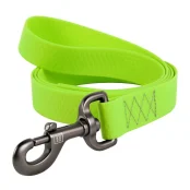 Повідець Waudog Waterproof для собак, водостійкий, 15 мм, 122 см, салатовий