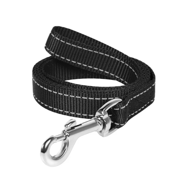 Поводок нейлоновый Dog Extreme для собак 25 мм, 150 см, черный