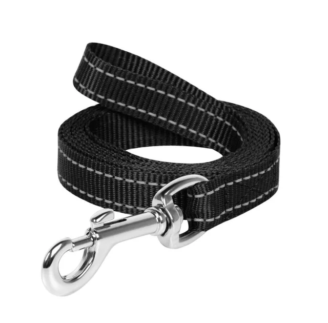 Поводок нейлоновый Dog Extreme для собак 25 мм, 200 см, черный