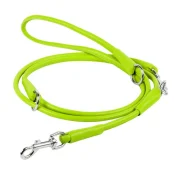 Повідець-перестіжки Waudog Glamour круглий для собак, 10 мм, салатовий