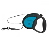 Рулетка для собак вагою до 12 кг, 4 м, блакитна